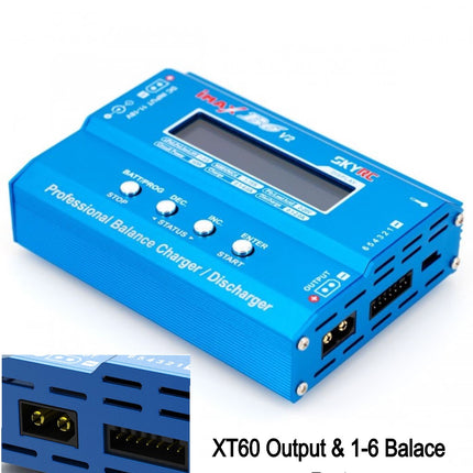 SKYRC iMax B6 V2 Lipo Battery Balance Charger Discharger NiMH NiCD LiHV NiCd PB Li-ion 6A 60W RC Batteries (without Mains Power Supply)