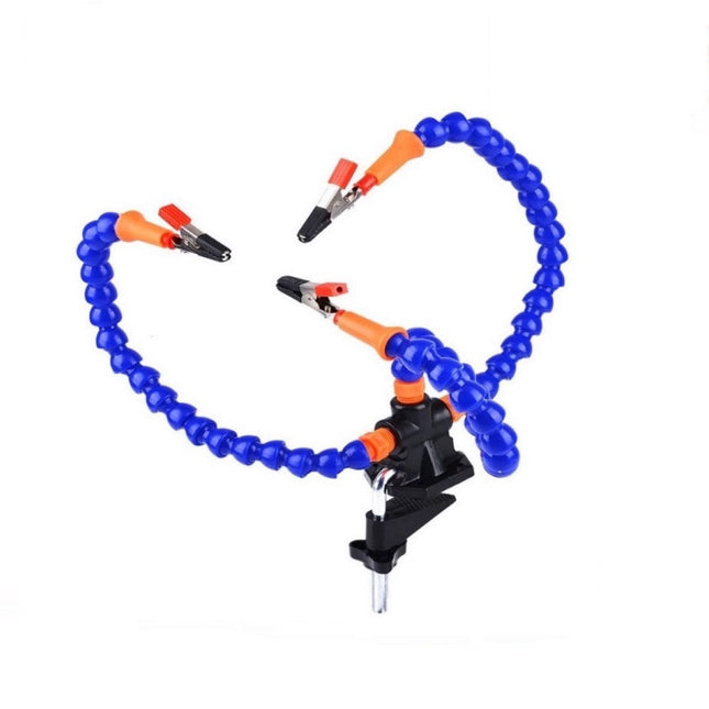 Solder Helping Hands Soldering Third Hand Tool 3pcs Flexible Arms Clamp Swivel