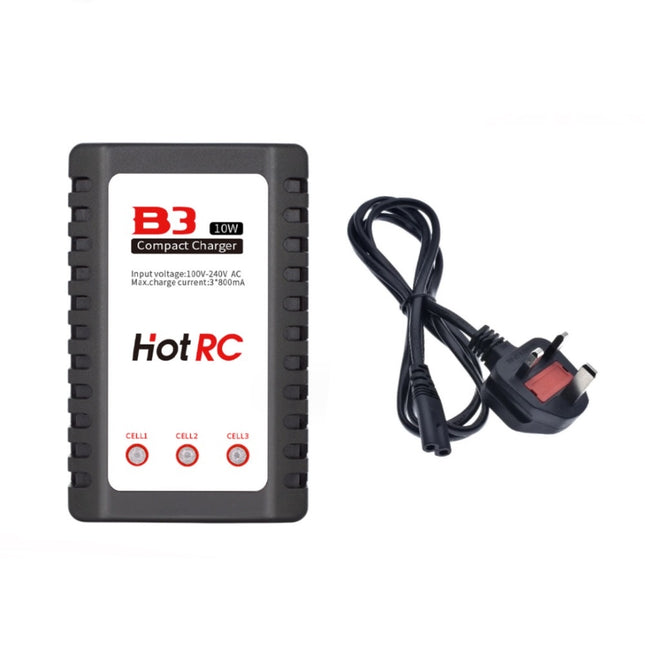 RC Lipo Battery Charger HotRC B3AC 2S 3S 7.4V 11.1V RC Balance Charging UK Plug