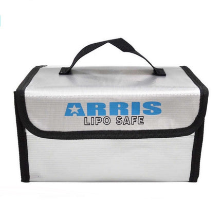 Lipo Safe Bag Fireproof Storage Protecting Battery Charger Guarding in Case of an Accidental Fire. size: 215*155*115mm ARRIS