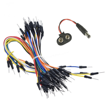Basic Electronic Component Starter Kit with UNO R3 Breadboard LED Buzzer Resistor Capacitors