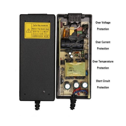 12VDC Power Supply Mains Adapter 5A 60W AC - DC PSU iMax B6 Charger PSU for LED Light with U.K Power Cable