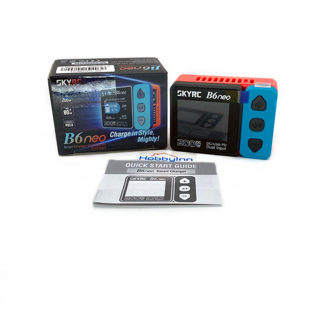 SKYRC B6 neo Lipo Battery Balance Charger Dis-charger LiFe LiIon LiHV 1-6cells NiMH NiCd 1-15cells Pb 3S 6S DC200W