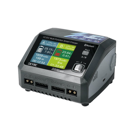 SKYRC D200 neo Lipo battery Charger Dis-charger dual Charging AC/DC input LiFe/LiIon/LiHV: 1-6cells NiMH/NiCd: 1-15cells Pb: 3S/6S DC800W