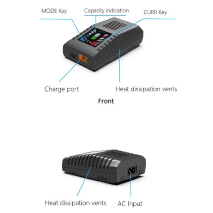 RC Lipo Battery Charger ToolKitRC C4  55W 4S Battery Balance Charging NiMH LiFe LiHv AC Input U.K Plug