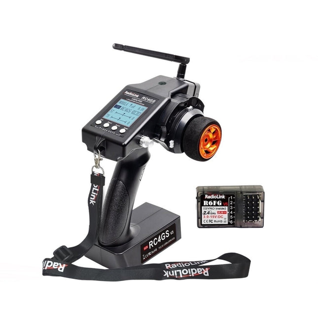 RC Transmitter Receive Radiolink RC4GS V3 6Ch Gyro Radio Control 2.4G Truck Car Boat