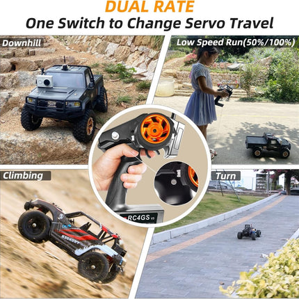 RC Transmitter Receive Radiolink RC4GS V3 6Ch Gyro Radio Control 2.4G Truck Car Boat