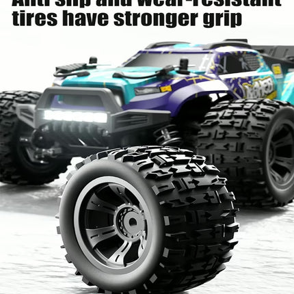 4wd RC Monster Truck Off Road Vehicle 1/18 2.4G Remote Control Car 40km with 2*Batteries include Remote Batteries