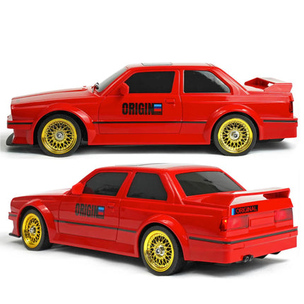 RC Drift Car 1/16 2.4Ghz Radio Control 4WD Race Car 30Km 2 Rechargeable Batteries Red