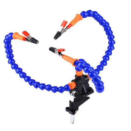 Solder Helping Hands Soldering Third Hand Tool 3pcs Flexible Arms Clamp Swivel