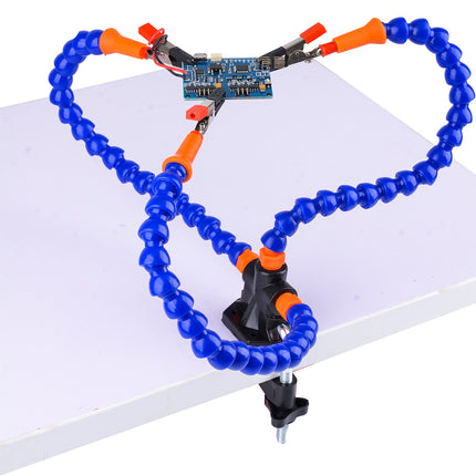 Solder Helping Hands Soldering Third Hand Tool 3pcs Flexible Arms Clamp Swivel