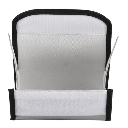 Lipo Battery Fireproof Safe Bag Storage Protecting Batteries Charger are protected in case of an accidental fire 18.5*7.5*6cm